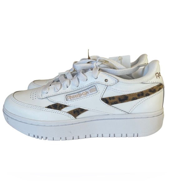 Reebok Shoes - Reebok Sneakers Club C Double Revenge Cheetah GZ4303 NWT Size 7 Tennis White